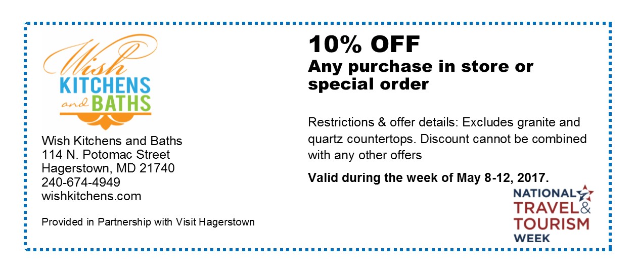 Hagerstown Tourism Offers - Wish Kitchens & Baths